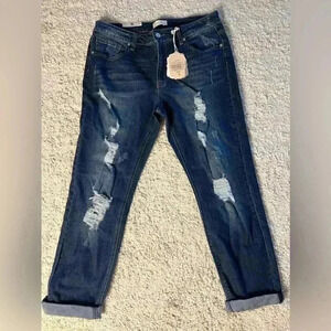 Women’s Altar’d State Size 29 Crop Dark Wash Jeans NWT
